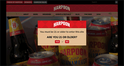 Desktop Screenshot of harpoonbrewery.com